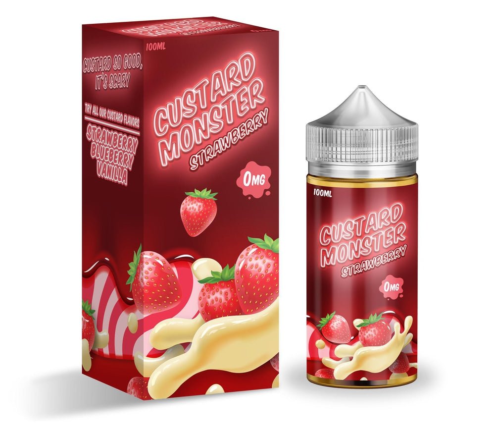 Jam Monster Strawberry Custard Eliquid Review - eJuice.Deals