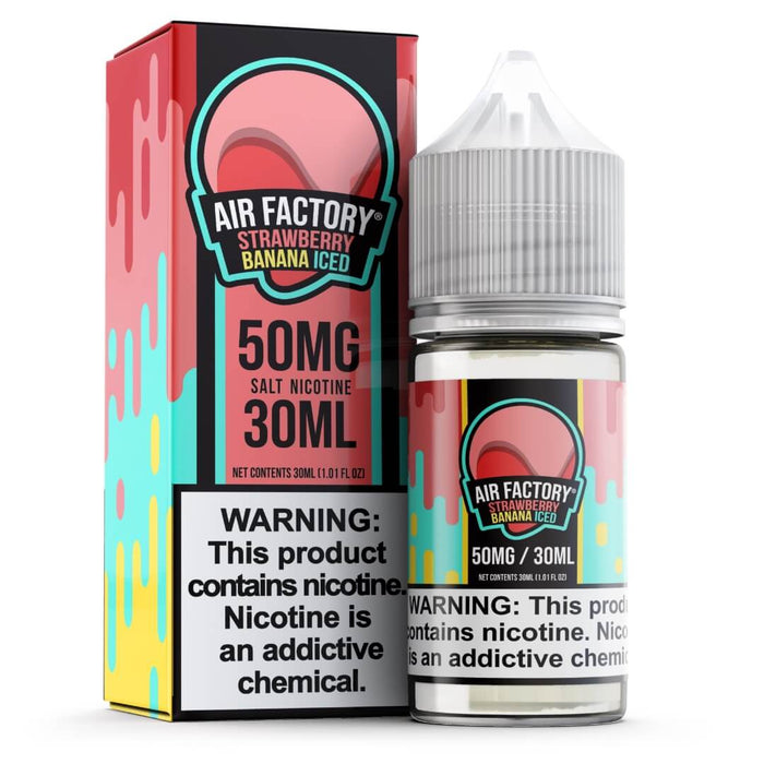 Air Factory Salt Strawberry Banana Iced eJuice-eJuice.Deals