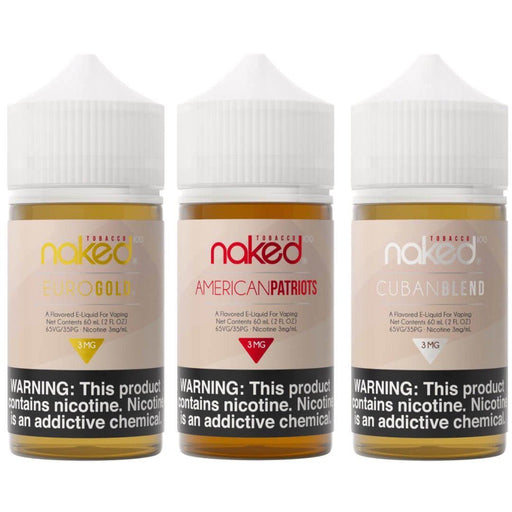 Naked 100 Tobacco 3 Bottle Bundle-eJuice.Deals