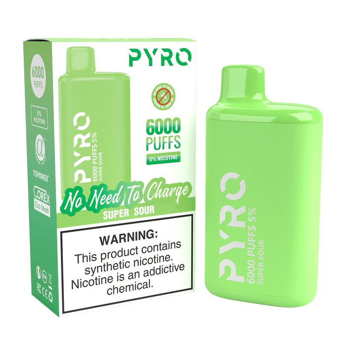 Pyro 6000 Puff Disposable - eJuice.Deals