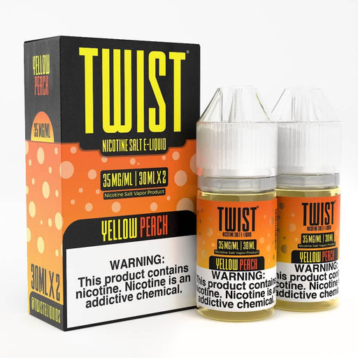 Twist e-Liquids Salt Yellow Peach eJuice-eJuice.Deals