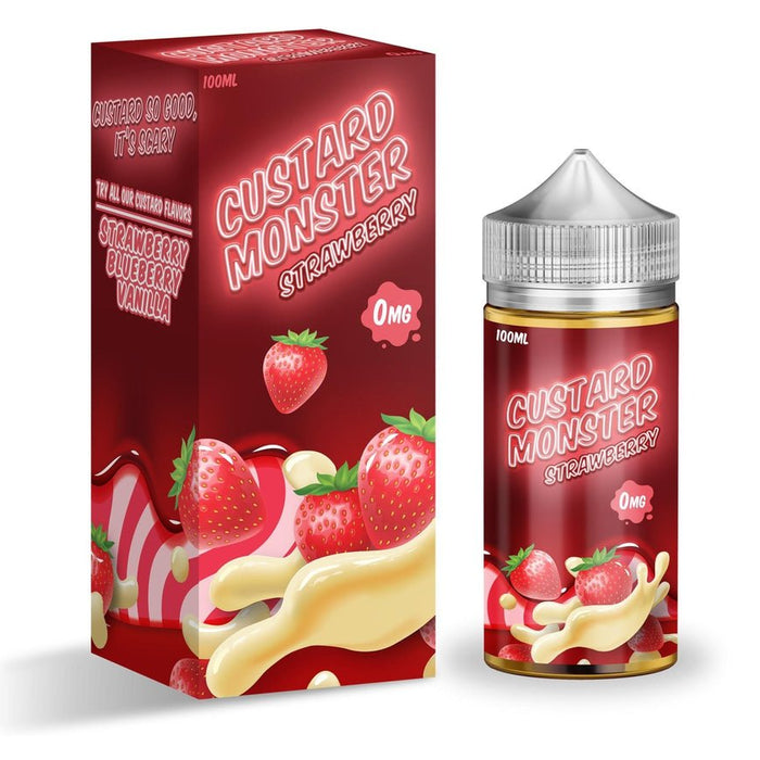 Jam Monster Strawberry Custard Eliquid Review - eJuice.Deals