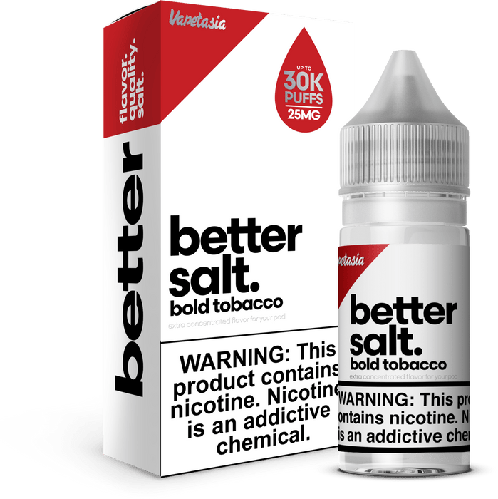 better salt bold tobacco eJuice - eJuice.Deals