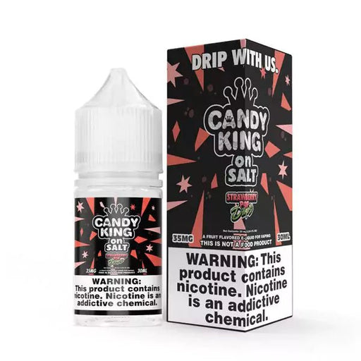 Candy King on Salt Strawberry Pop Drops eJuice - eJuice.Deals