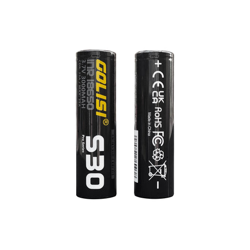 Golisi S30 18650 3000mAh 35A IMR Battery - eJuice.Deals