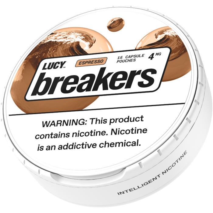 Lucy Breakers Capsule Nicotine Pouches - Espresso - eJuice.Deals