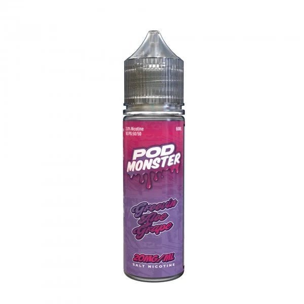 Pod Monster Salt Groovin Aloe Grape eJuice - eJuice.Deals