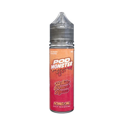 Pod Monster Salt White Peach Razz eJuice - eJuice.Deals