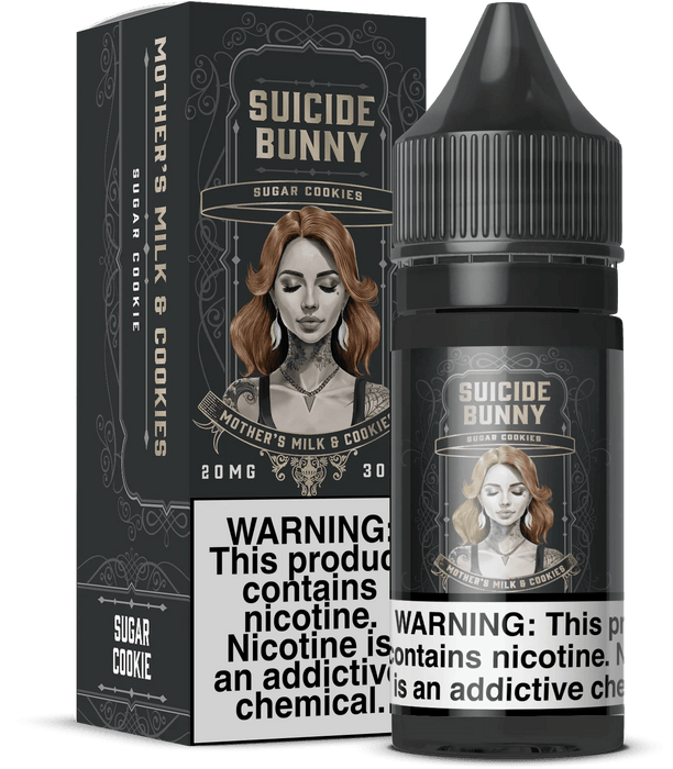 Suicide Bunny Salt Mother's Milk & Cookies eJuice - eJuice.Deals