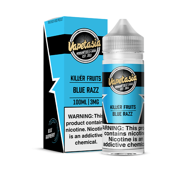 Vapetasia Killer Fruits Blue Razz eJuice - eJuice.Deals