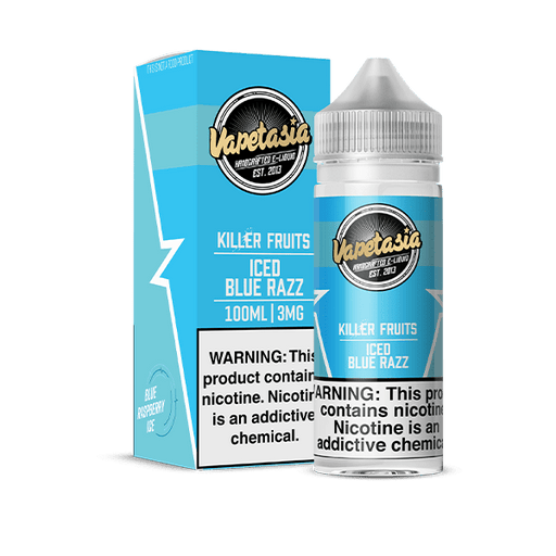 Vapetasia Killer Fruits Iced Blue Razz eJuice - eJuice.Deals