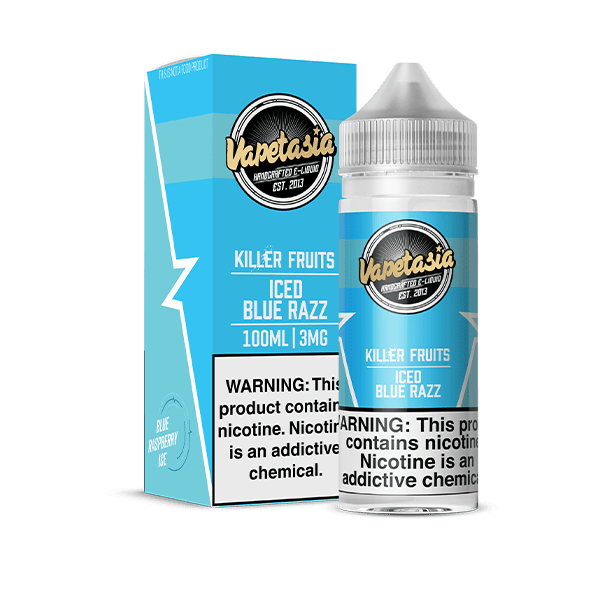Vapetasia Killer Fruits Iced Blue Razz eJuice - eJuice.Deals