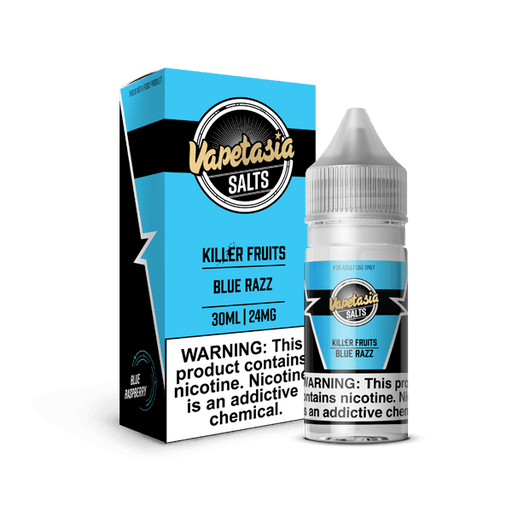 Vapetasia Killer Fruits Salt Blue Razz eJuice - eJuice.Deals