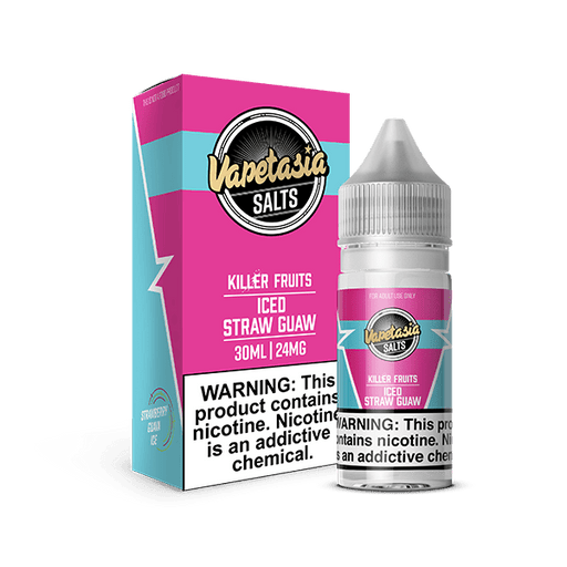 Vapetasia Killer Fruits Salt Iced Straw Guaw eJuice - eJuice.Deals