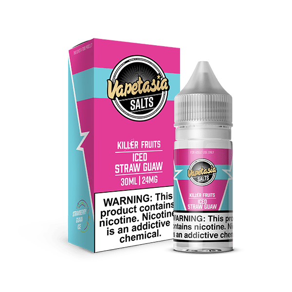 Vapetasia Killer Fruits Salt Iced Straw Guaw eJuice - eJuice.Deals