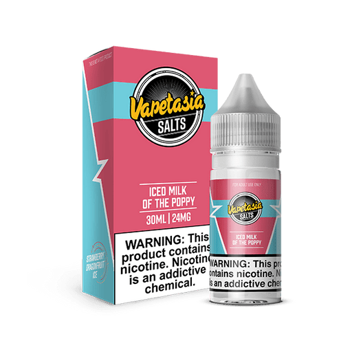 Vapetasia Salt Iced Milk of the Poppy eJuice - eJuice.Deals