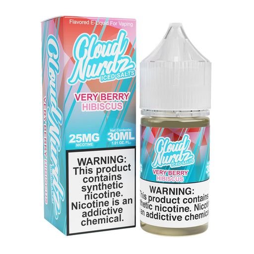 Cloud Nurdz Iced Salts Very Berry Hibiscus eJuice - eJuice.Deals