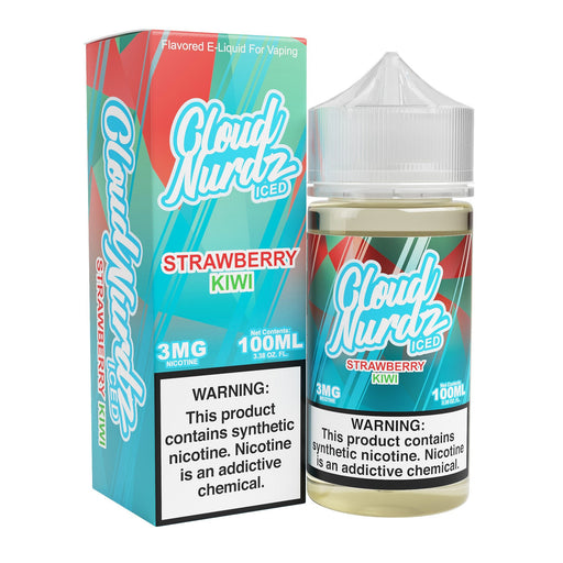 Cloud Nurdz Iced Strawberry Kiwi eJuice - eJuice.Deals