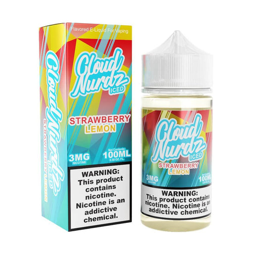 Cloud Nurdz Iced Strawberry Lemon eJuice-eJuice.Deals