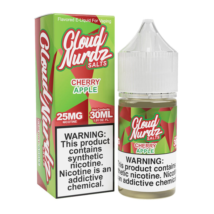 Cloud Nurdz Salts Cherry Apple eJuice - eJuice.Deals