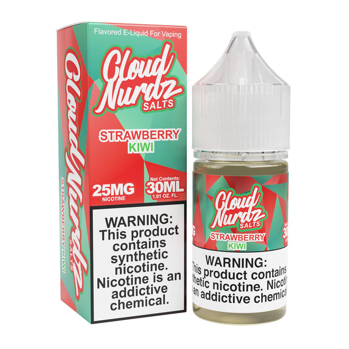 Cloud Nurdz Salts Strawberry Kiwi eJuice - eJuice.Deals