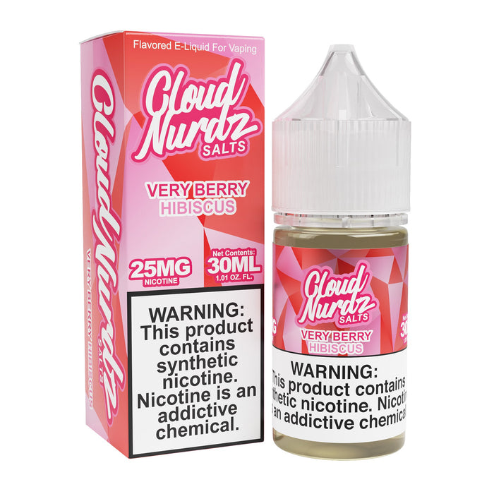 Cloud Nurdz Salts Very Berry Hibiscus eJuice - eJuice.Deals