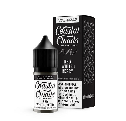 Coastal Clouds Salt Red White and Berry eJuice - eJuice.Deals