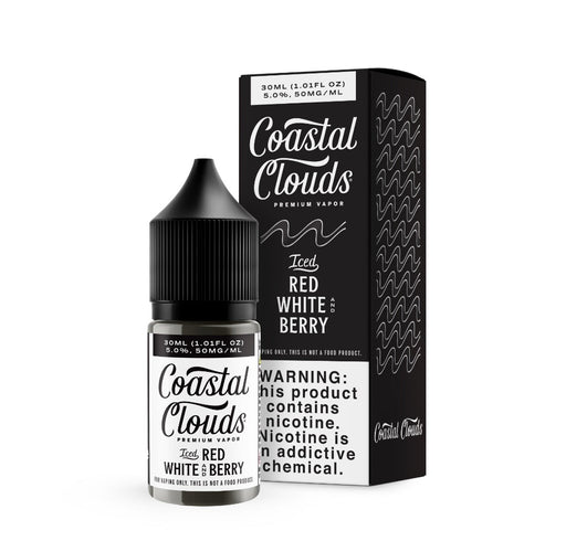 Coastal Clouds Salt Red White and Berry Iced eJuice - eJuice.Deals