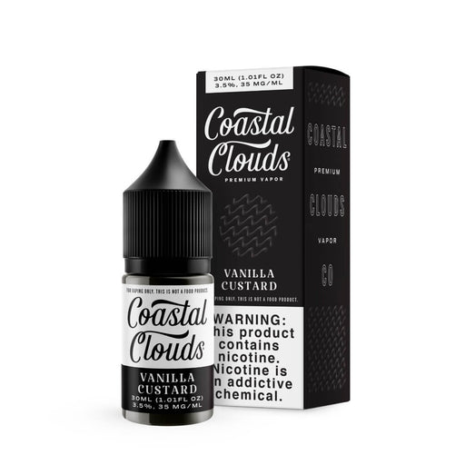 Coastal Clouds Salt Vanilla Custard eJuice-eJuice.Deals