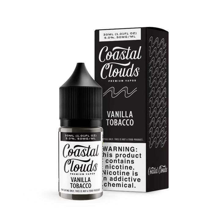 Coastal Clouds Salt Vanilla Tobacco eJuice - eJuice.Deals