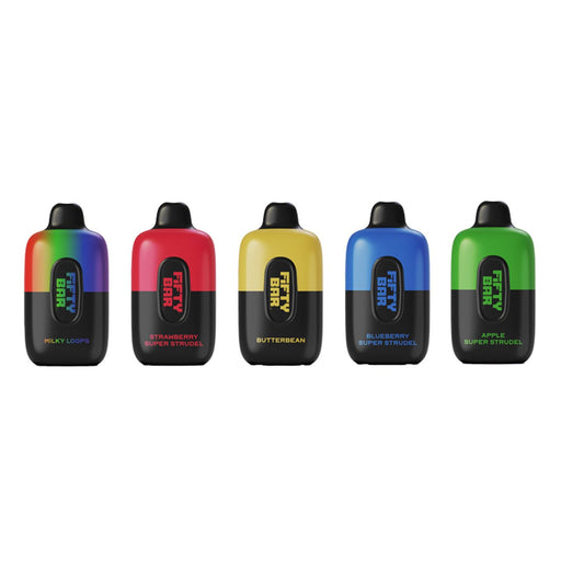 Fifty Bar 6500 Black Series Disposable - eJuice.Deals