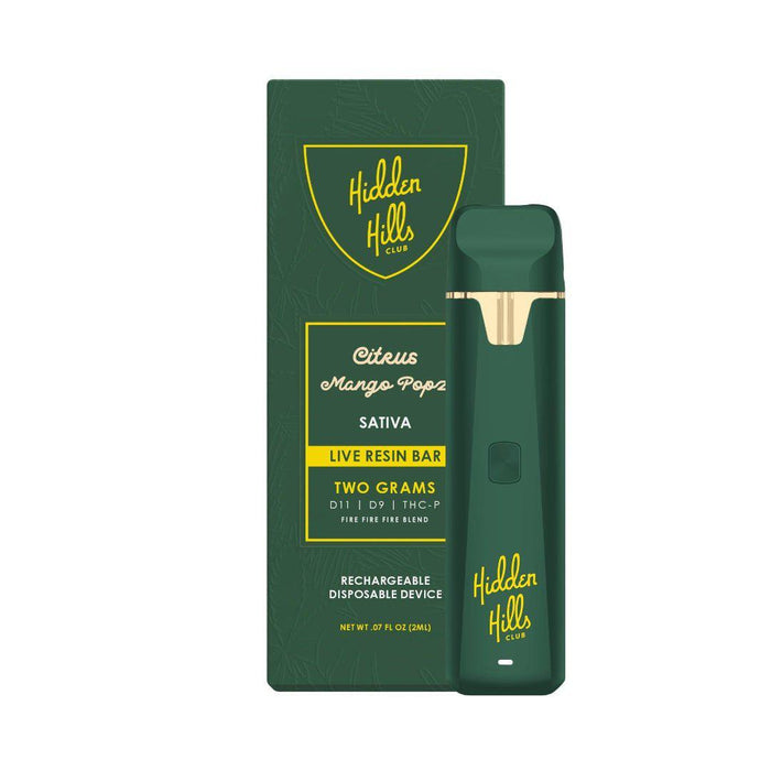 Hidden Hills Club Delta 8 + THC-P Live Resin Disposable Vape 2g-eJuice.Deals
