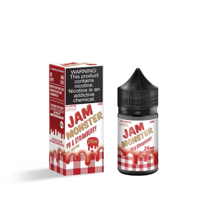 PB & Jam Monster Salt Strawberry eJuice-eJuice.Deals