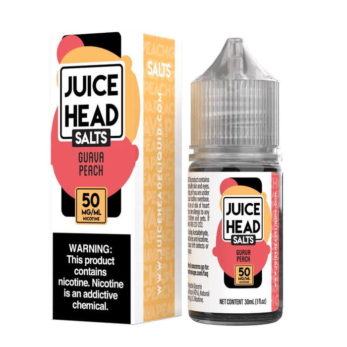 Juice Head Salt Guava Peach eJuice-eJuice.Deals