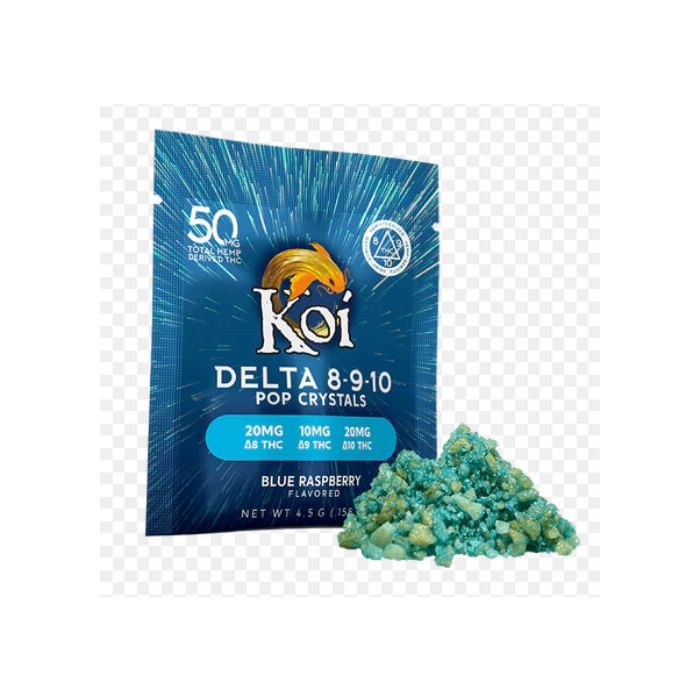 Koi Delta 8, 9, & 10 Pop Crystals 50mg-eJuice.Deals