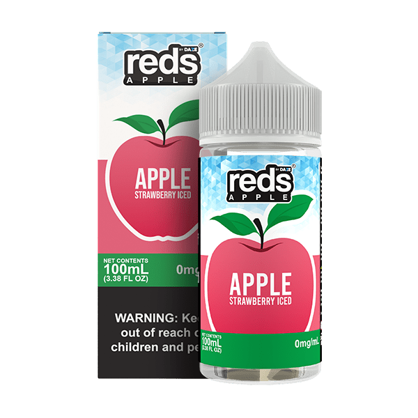 Reds Apple Strawberry Iced eJuice - eJuice.Deals