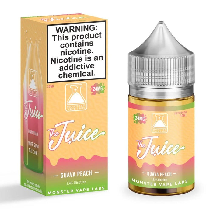 The Juice Salt Guava Peach eJuice - eJuice.Deals