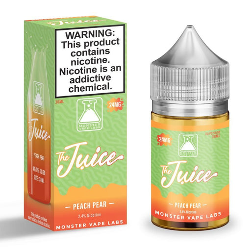 The Juice Salt Peach Pear eJuice - eJuice.Deals