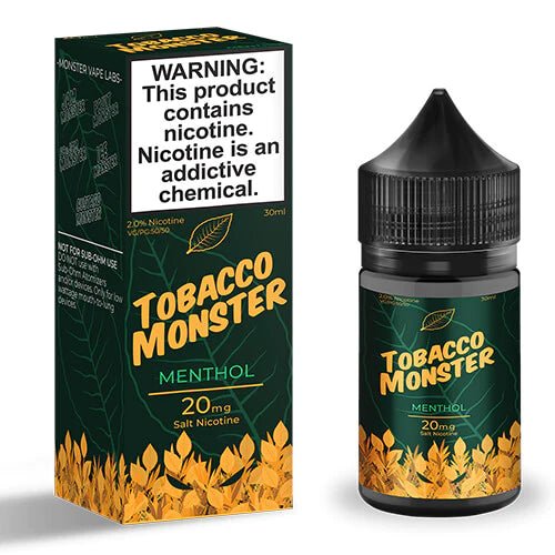 Tobacco Monster Salt Menthol Tobacco eJuice - eJuice.Deals