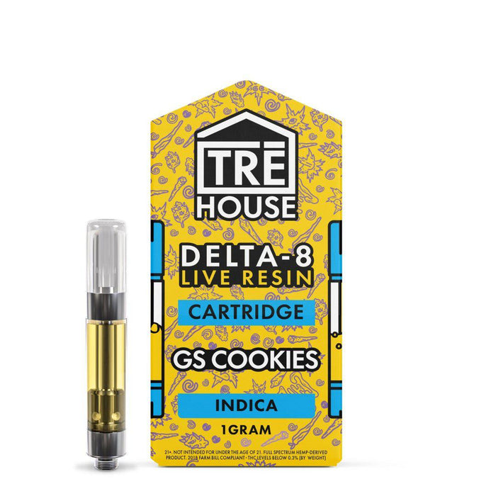 Tre House Delta 8 Live Resin Cartridge 1g-eJuice.Deals