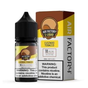 Air Factory Salt Custard Tobacco eJuice-eJuice.Deals