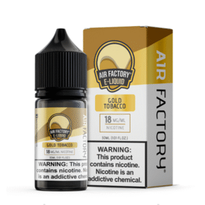 Air Factory Salt Gold Tobacco eJuice - eJuice.Deals