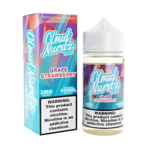 Cloud Nurdz Iced Grape Strawberry eJuice-eJuice.Deals