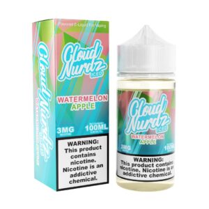 Cloud Nurdz Iced Watermelon Apple eJuice-eJuice.Deals