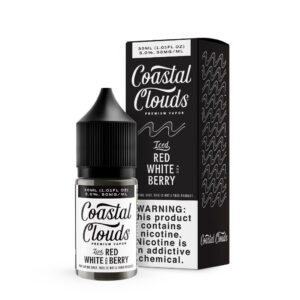 Coastal Clouds Salt Red White and Berry Iced eJuice - eJuice.Deals