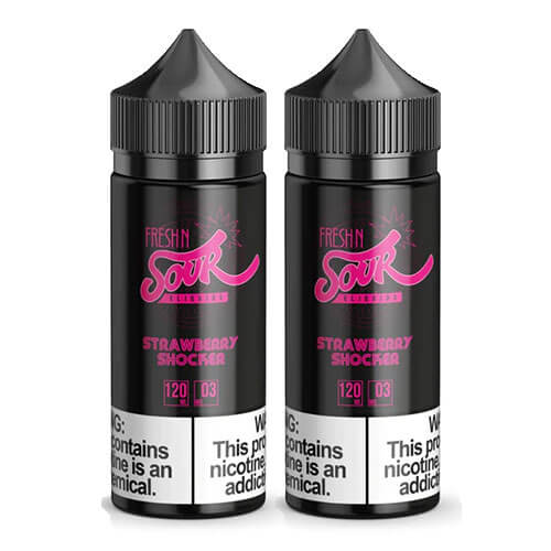 Fresh N Sour Strawberry Shocker 2 Bottle Bundle-eJuice.Deals