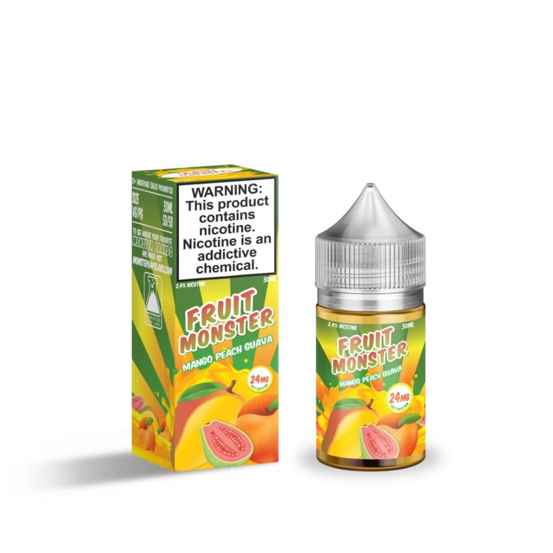 fruit-monster-salt-mango-peach-guava-ejuice-795472-2 Fruit Monster Salt Mango Peach Guava eJuice-eJuice.Deals
