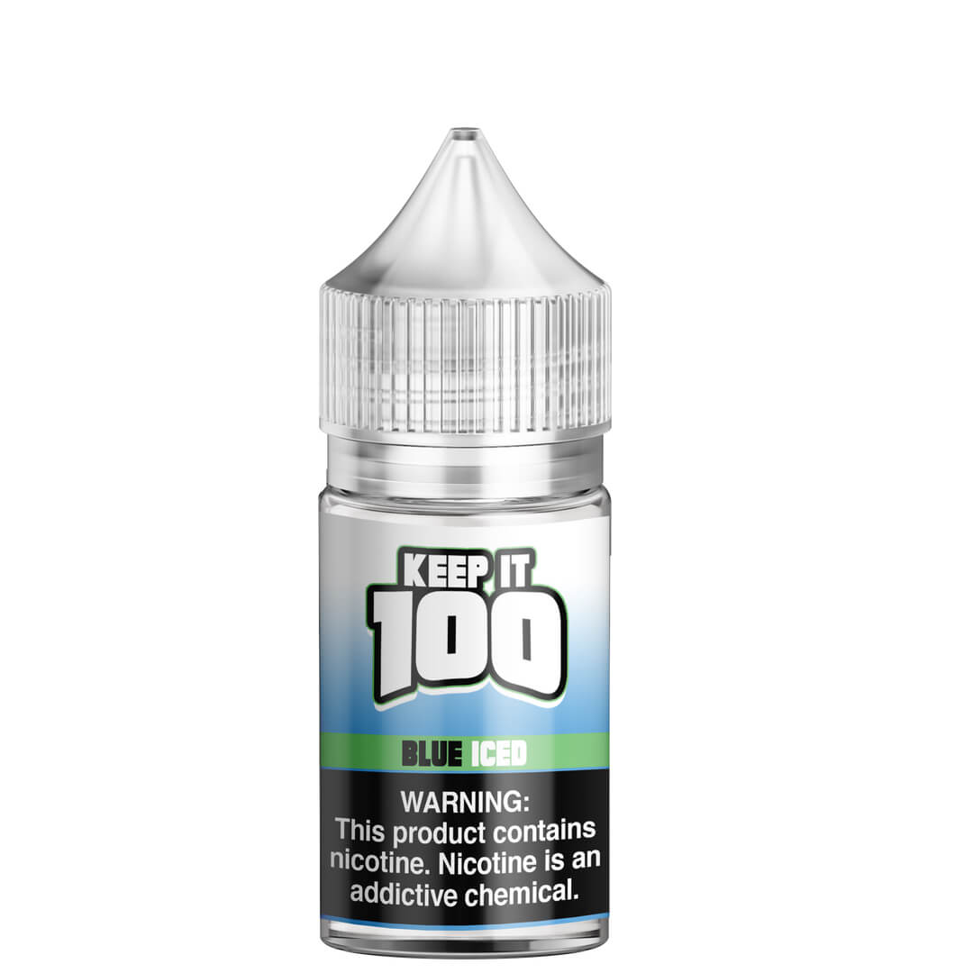 keep-it-100-salt-blue-iced-ejuice-783825-1 Keep It 100 Salt Blue Iced eJuice-eJuice.Deals