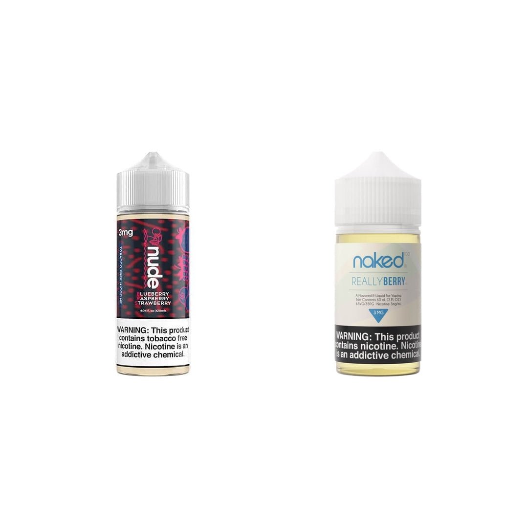 Naked 100 Really Berry + Nude BRS 2 Bottle Bundle-eJuice.Deals