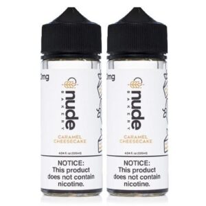Nude Bakery Caramel Cheesecake 2 Bottle Bundle-eJuice.Deals